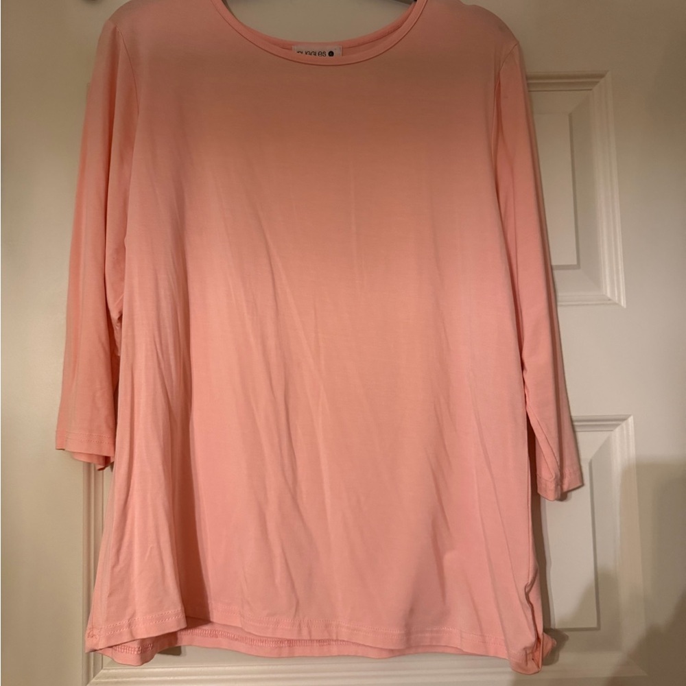 Nuggles pink layering tee wore twice
